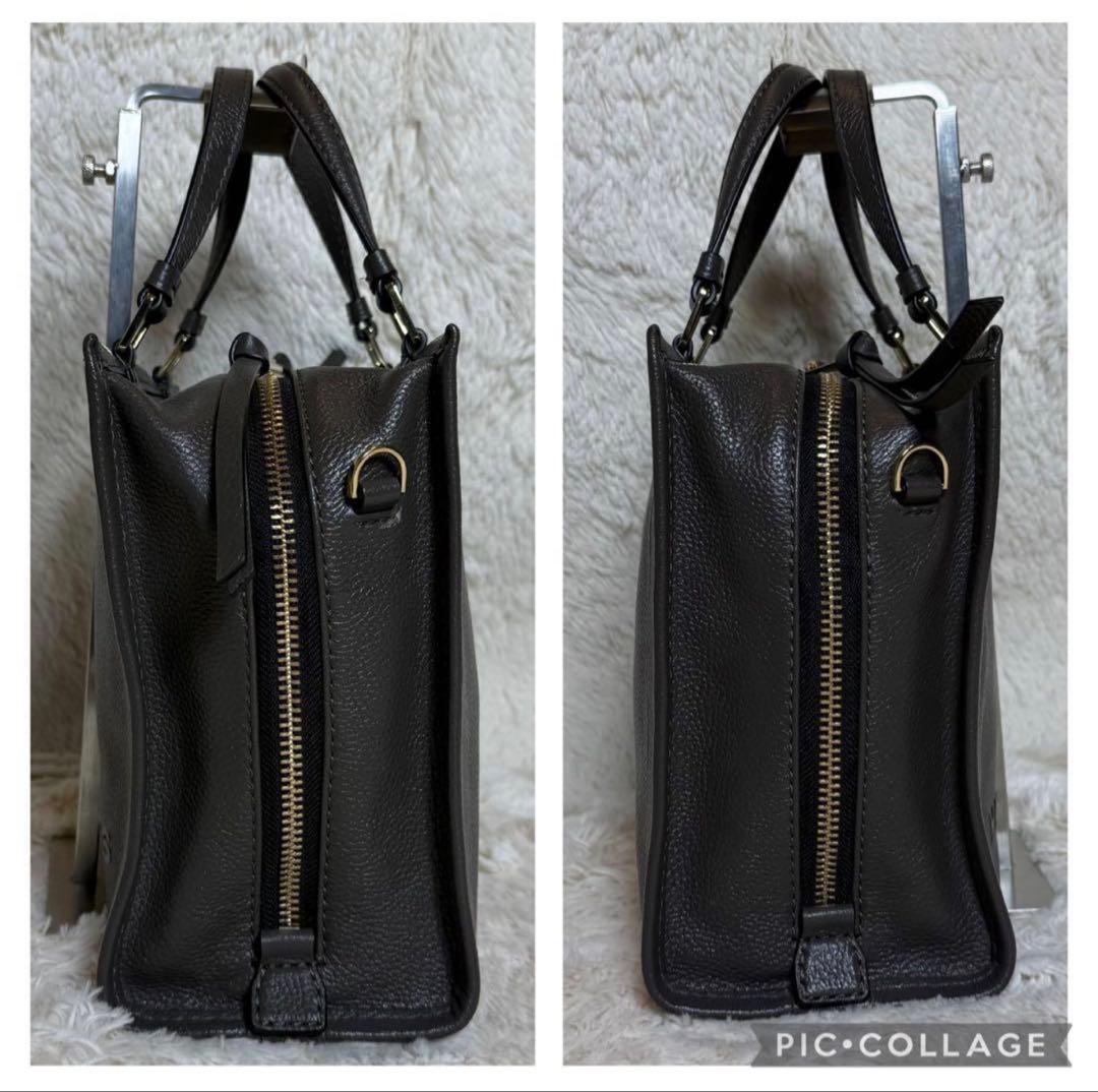 【美品】マーク ジェイコブス 2way THE BOX SHOPPER 29