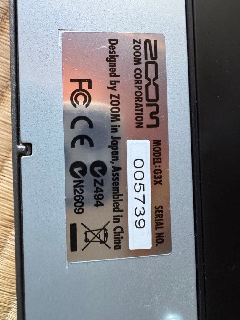 ZOOM G3X ギターエフェクター