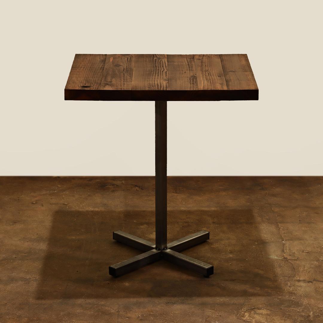 オーダー専用①｜ヴィンテージ｜足場板｜カフェテーブル｜ダークブラウン
