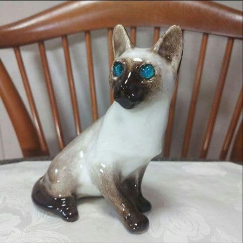シャム猫、ウィンスタンレイキャット（ケンジントンキャット）サイズ３、ビンテージ品