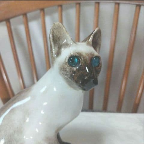 シャム猫、ウィンスタンレイキャット（ケンジントンキャット）サイズ３、ビンテージ品