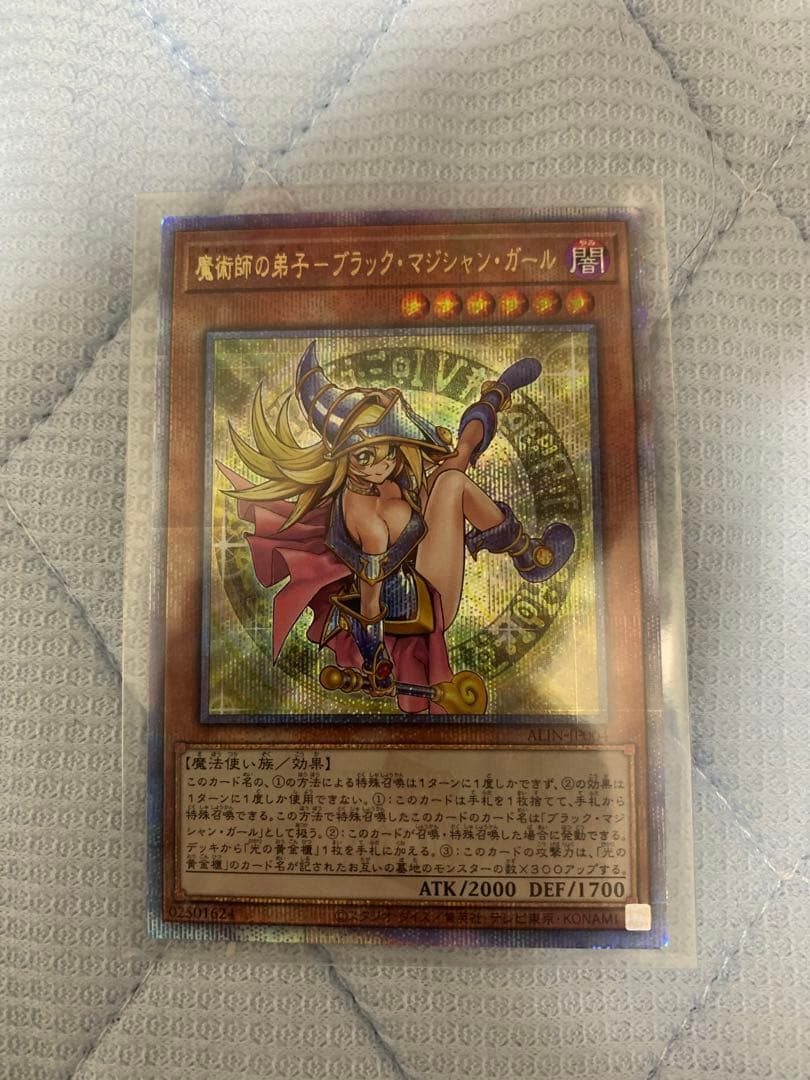 魔術師の弟子 ブラック・マジシャン・ガール　25thレア