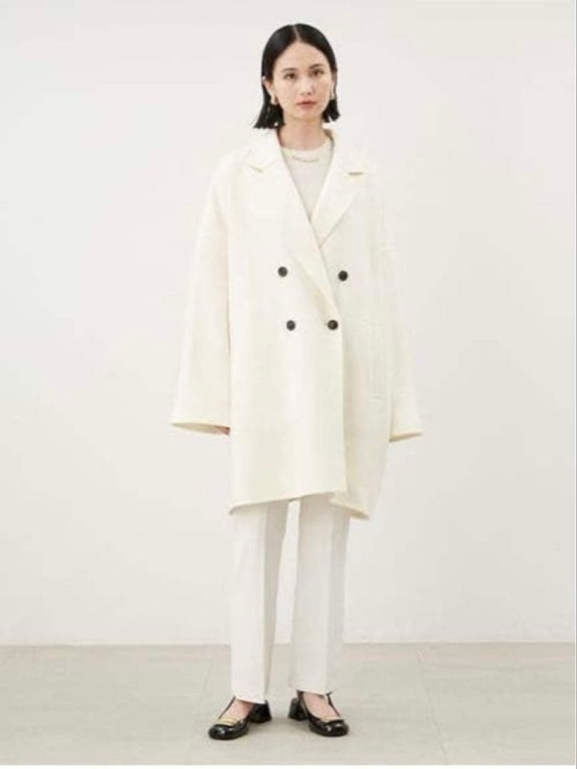 今期ミラオーウェン♡ワイドシルエットダブルブレストコート
