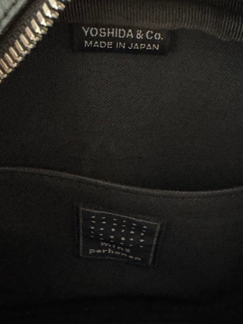 ミナペルホネン×ポーター　siemen bag ミニショルダーバッグ　ブラック