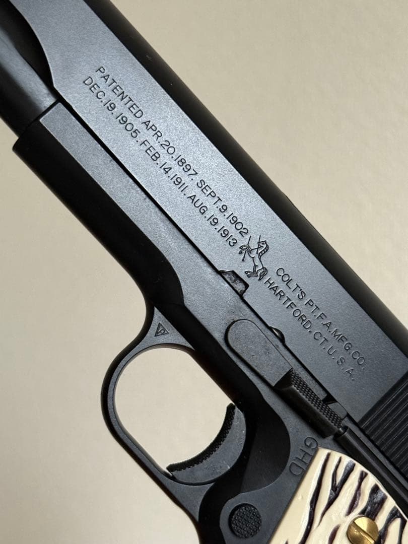 MGC コルト M1911A1 HW ガバメント 象牙グリップ ガスガン