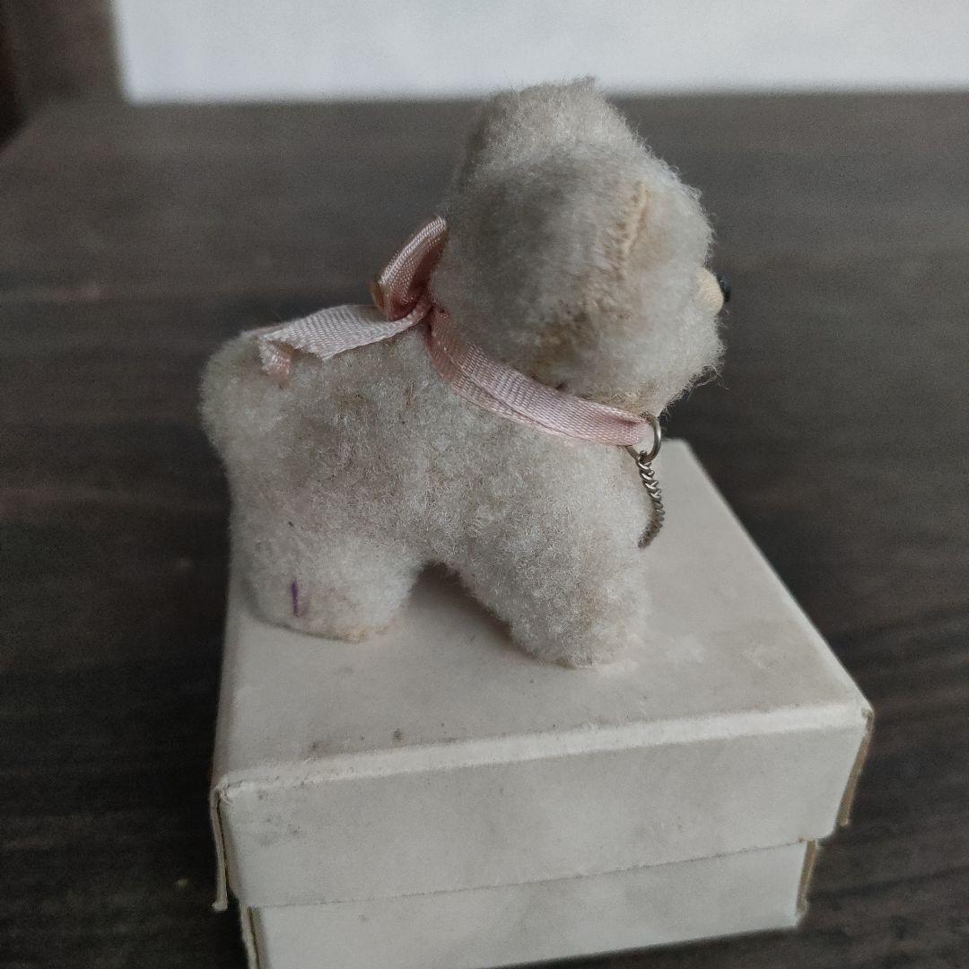 旧家蔵出し初出し品 日本製シュタイフに似ているクマ 6cm 犬 イヌ ビンテージ