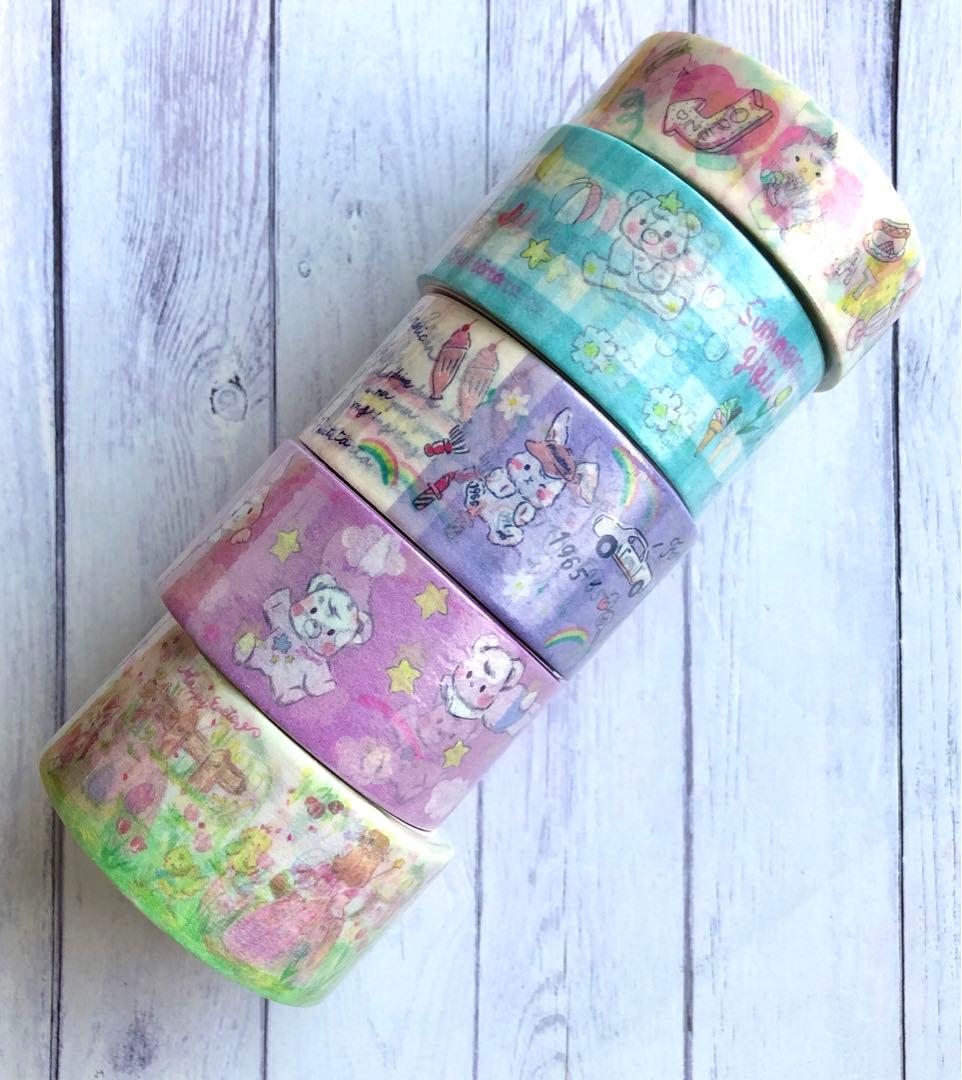 海外作家マスキングテープ39巻セット　OnlyTwo 閣樓日　Lovely徐徐