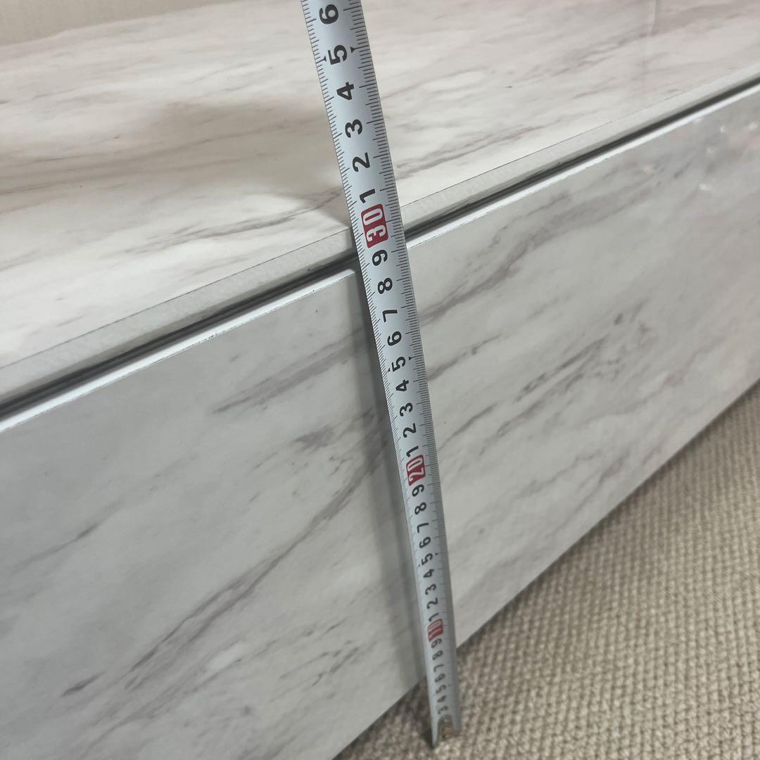 大理石調テレビボード