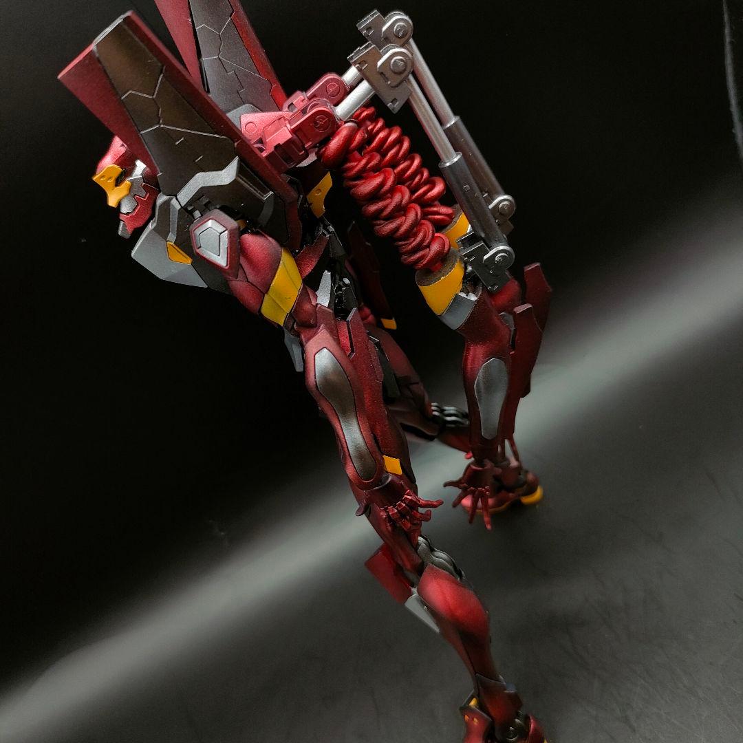 RGエヴァンゲリオン参号機　メタリック塗装　塗装完成品　プラモデル　アスカ