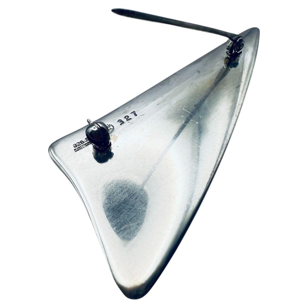 ジョージジェンセン　＃327 ヘニングコペル　シルバー　ピンブローチ