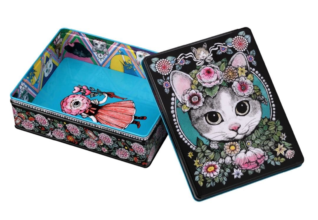 ヒグチユウコ ホルベイン コラボ 角缶 ツールボックス 2種セット