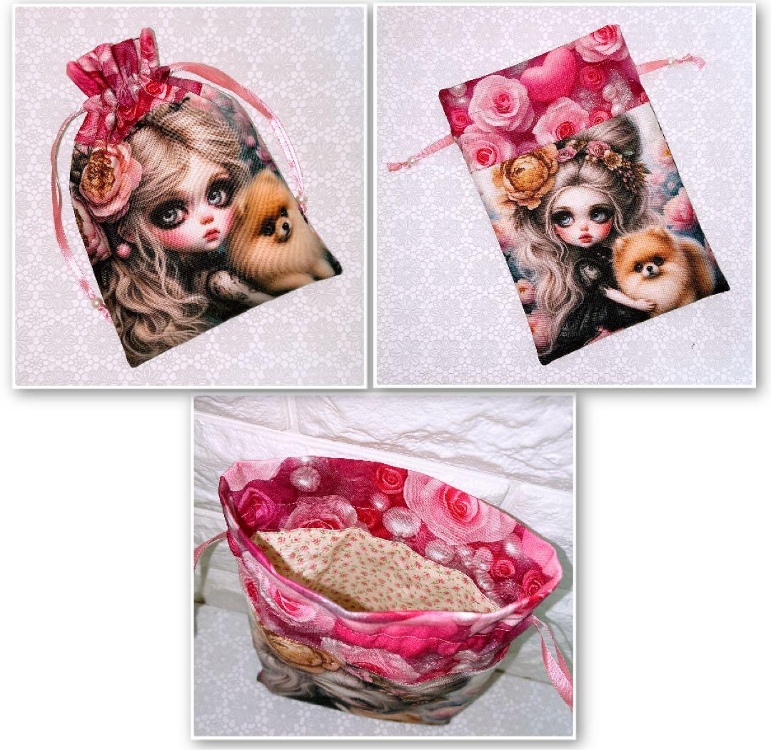 ポーチ＆巾着♡レディパネル