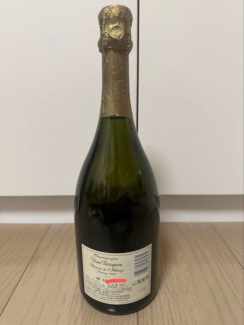 希少品 正規品 ドンペリ ラベイ ゴールド 1999 木箱付 シャンパン