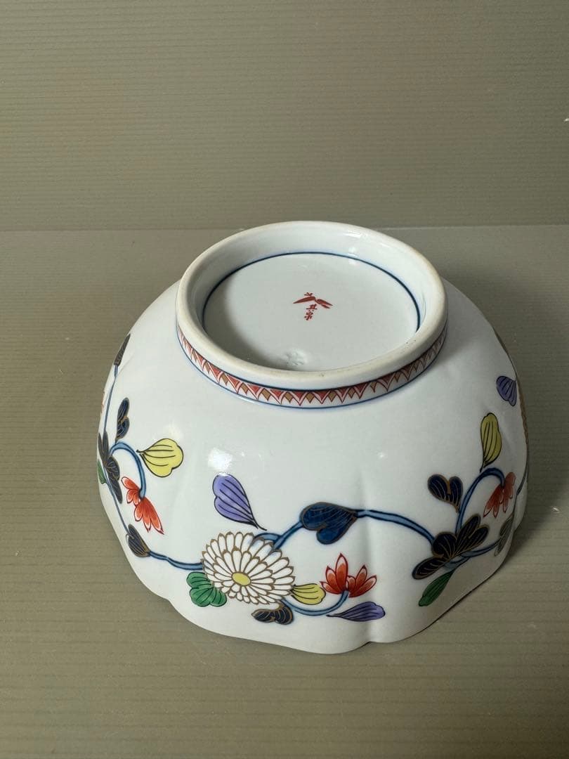 2419 其泉作 琳派古伊万里 金襴手 鉢　金彩