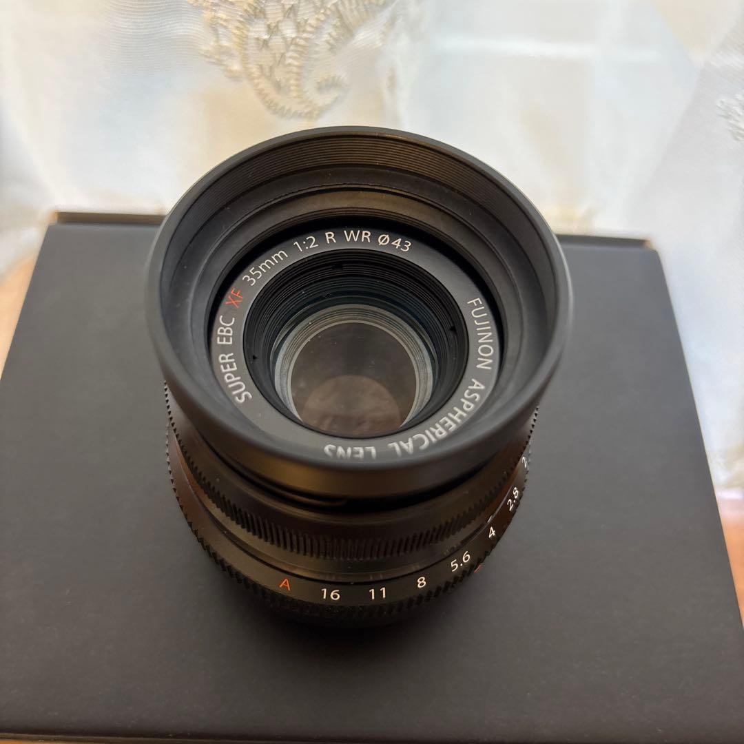 Fujinon フジ　XF35mmF2 R WR レンズ　美品