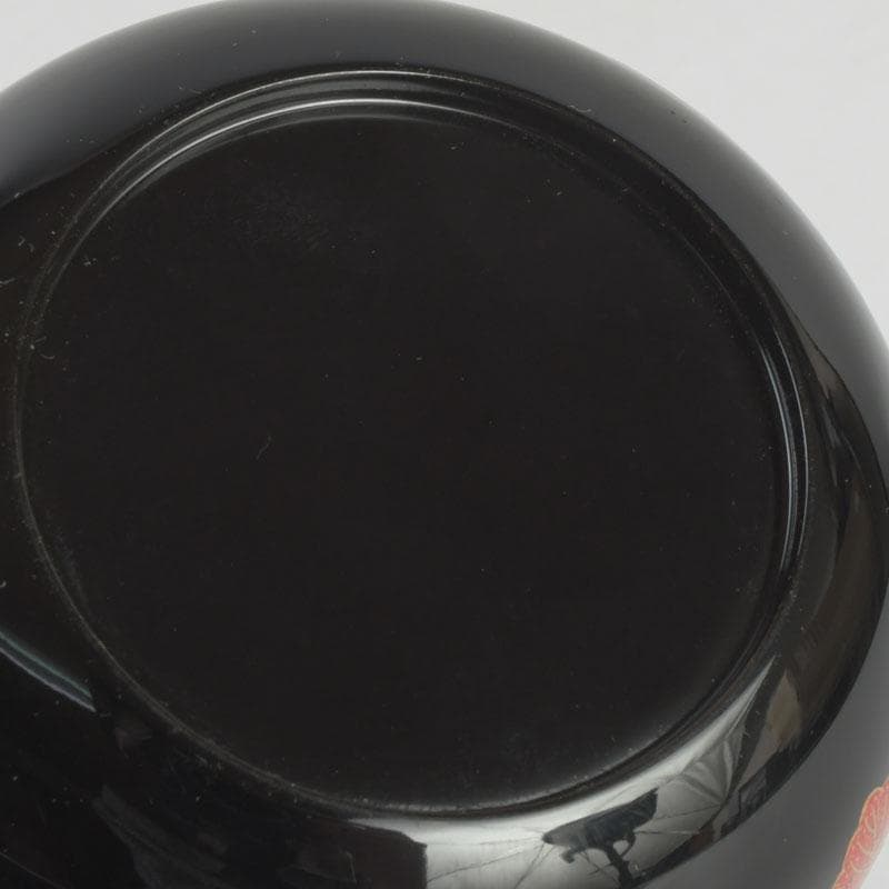 茶道具　漆芸家　難波仁斎作　高台寺蒔絵　平棗　共箱　V　9594