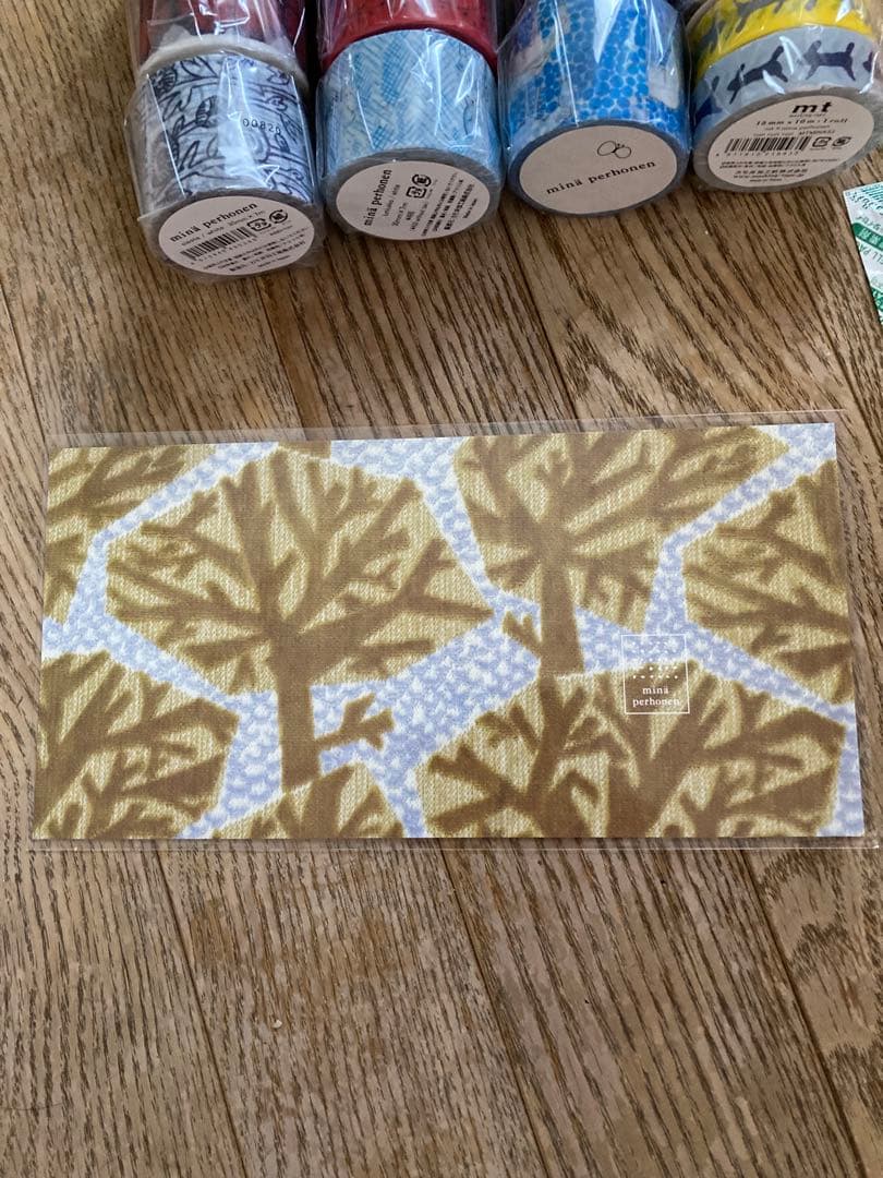 mina perhonen マスキングテープ　ポストカード　限定　完売品　廃盤品