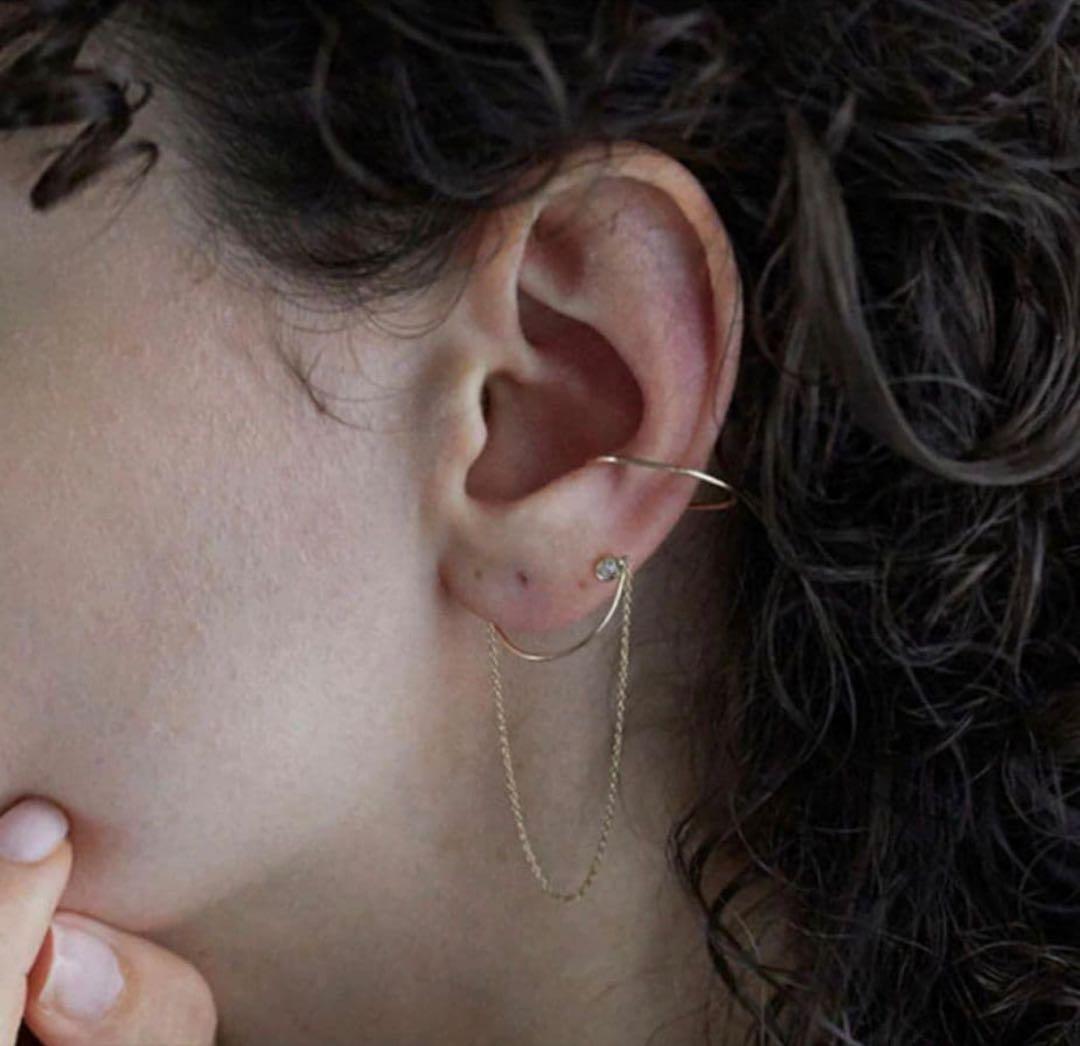 （chemiさま専用）lamie イヤーカフ／\"S\" Earcuff (M)