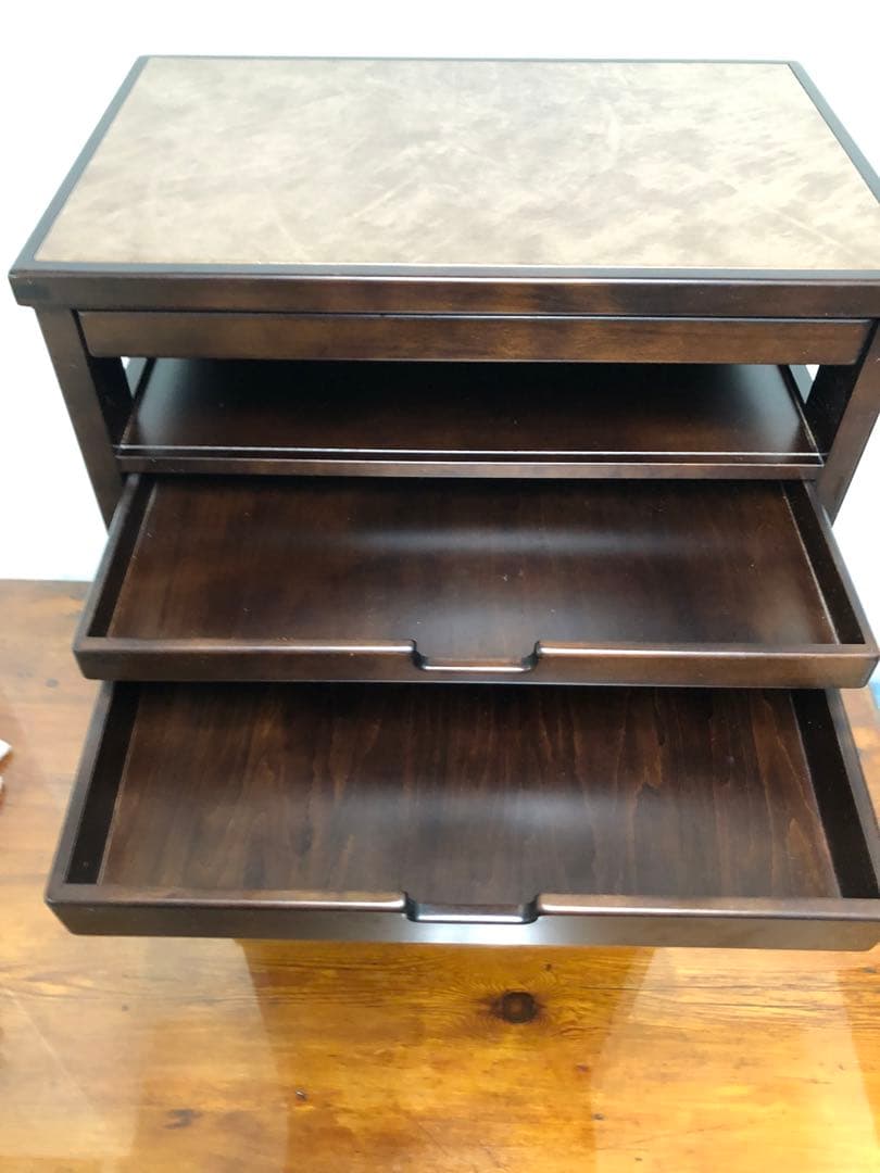 11F051301 豊岡クラフト/MARUZEN 森林楽 電話台 サイドテーブル