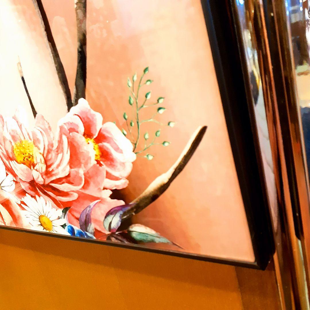 輸入雑貨　ミラーアートパネル『Louis Vuitton』　強化ガラス