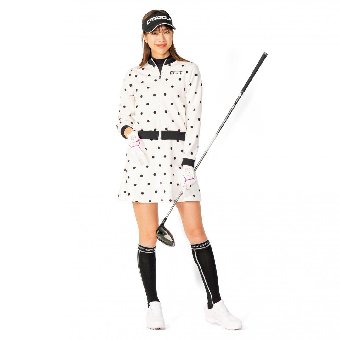 【ゆん】CPG ドット柄フレアスカート Sサイズ