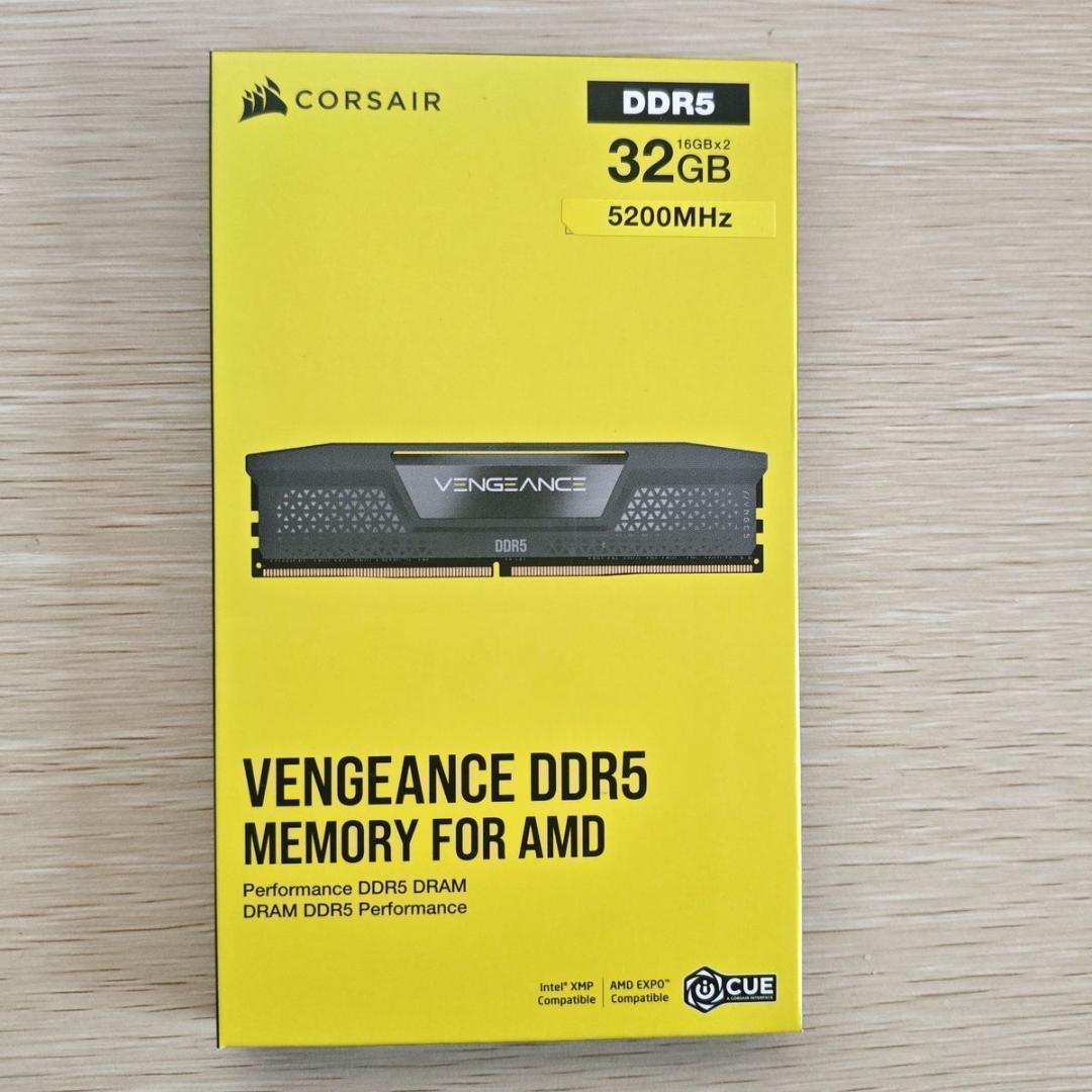 CORSAIR DDR5 VENGEANCE 32GB [16GB×2枚]