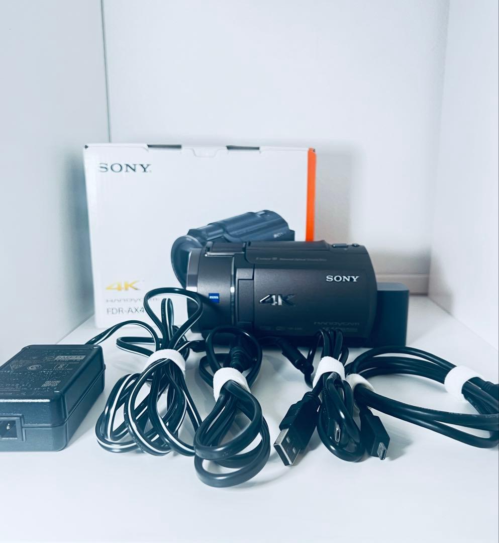 【SONY ソニー】FDR-AX40 4K ビデオカメラ ブロンズブラウン
