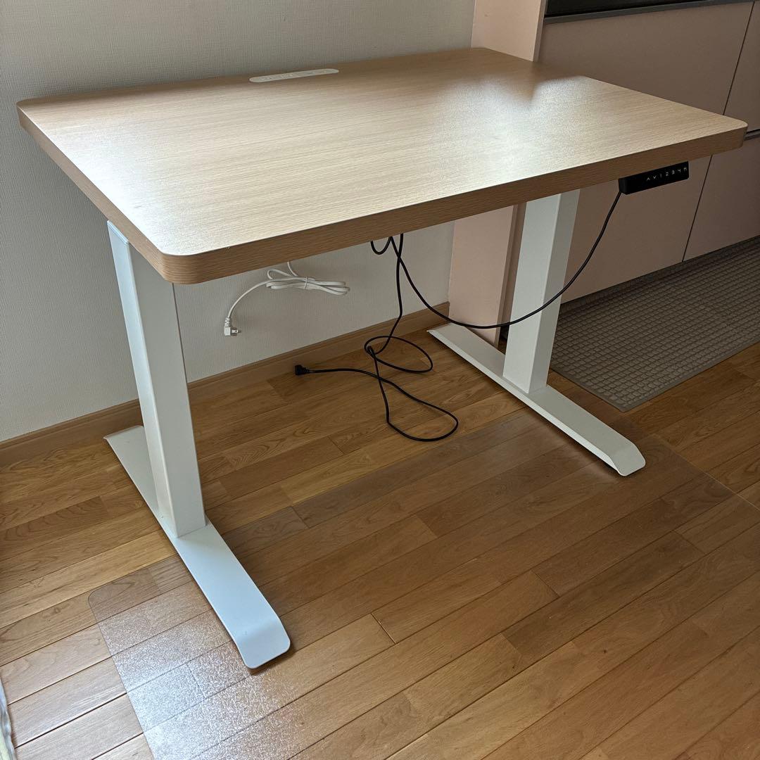 【山善YAMAZEN】電動昇降デスク 奥行70cm 幅100cm