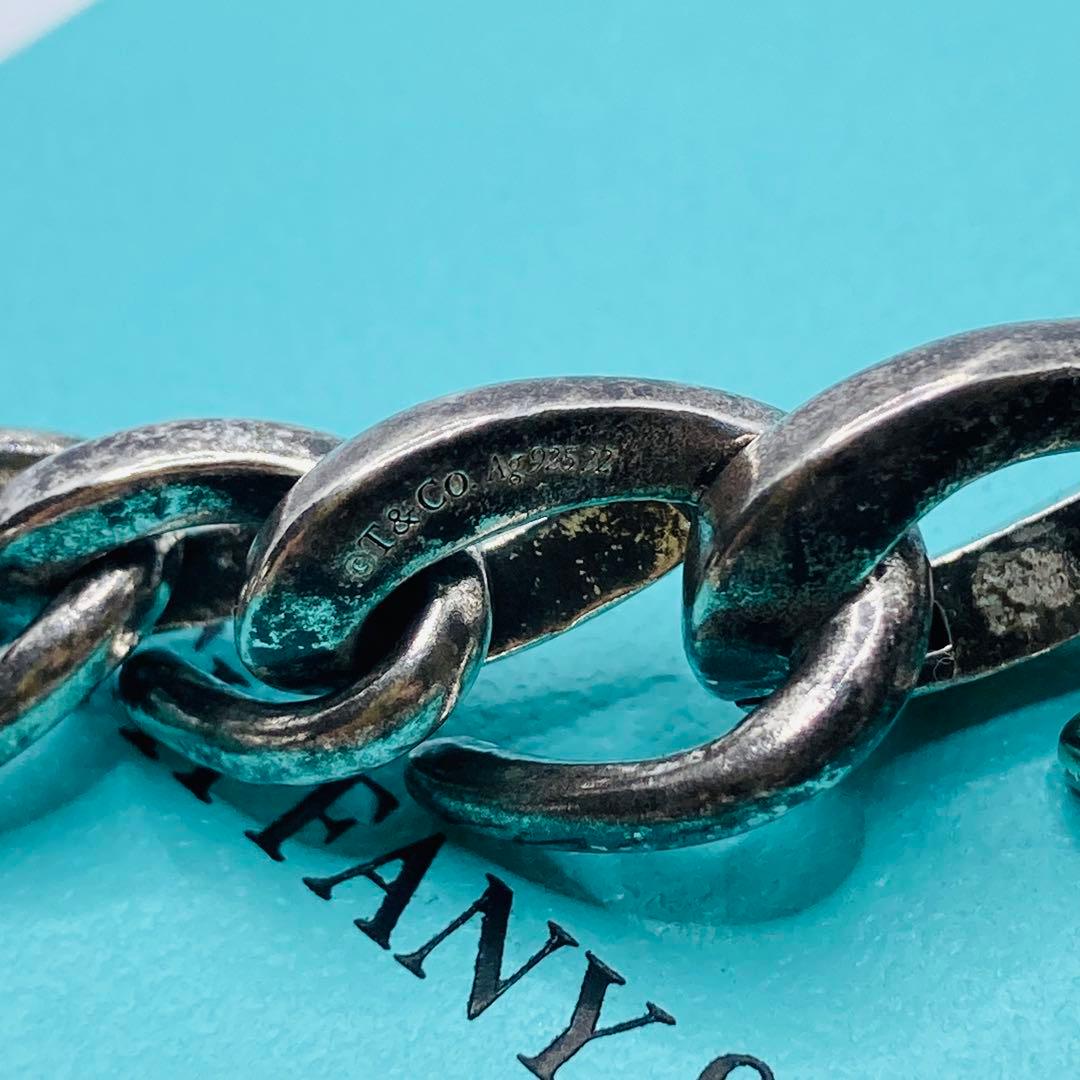 極美品✨ ティファニー ブレスレット フォージ ミディアム AG925 いぶし