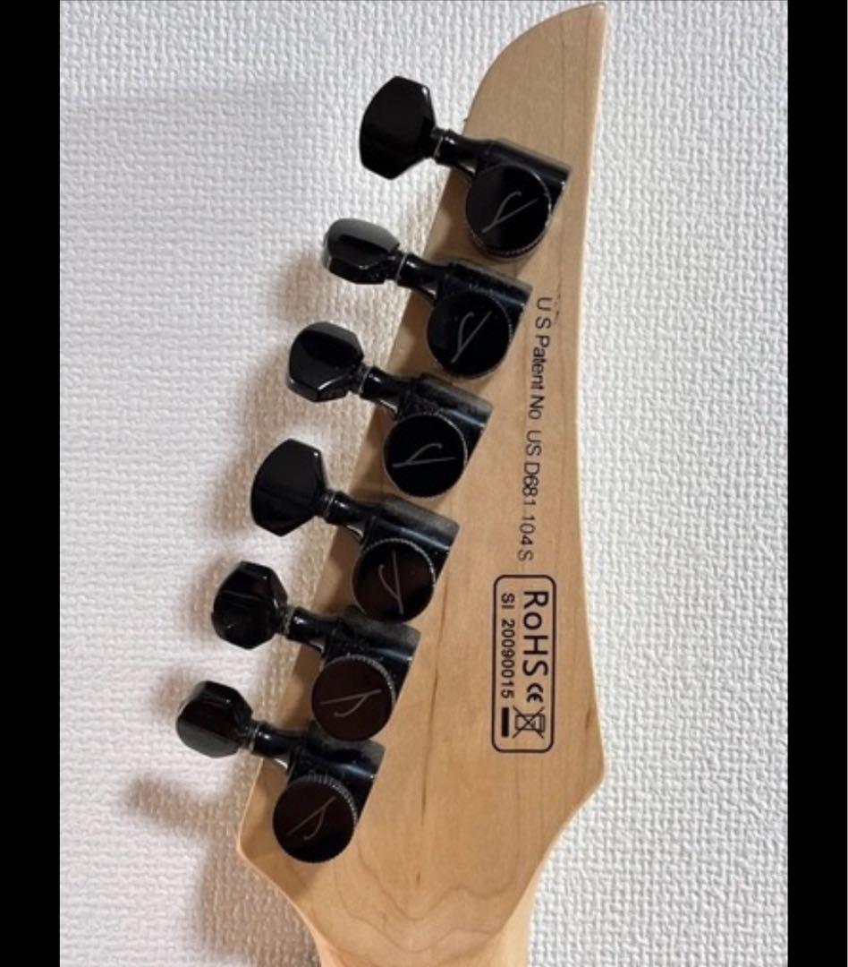 Legator（レガター）リバースヘッドギター N6SS-LBE エリクサー弦