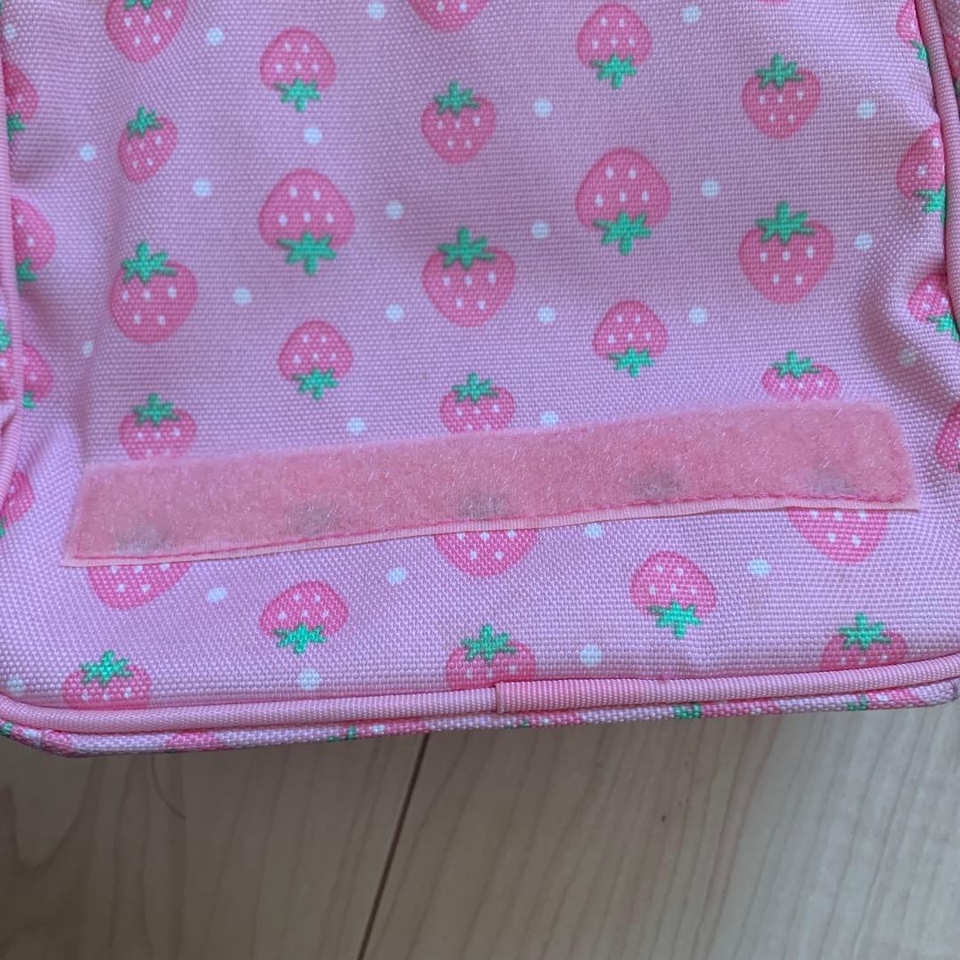 激レア　平成　サンリオ　ぷちぷちわんこ いちご柄　ショルダーバッグ　2002年