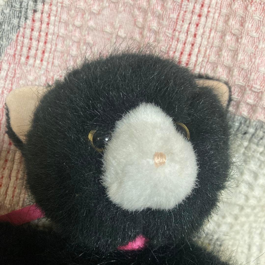 モンスイユ　 MAY BLUE シャム猫シリーズ　黒猫 ぬいぐるみ