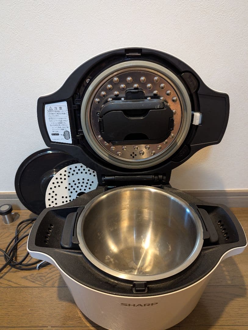 SHARP ホットクック KN-HW16E-W 1.6リットル ホワイト