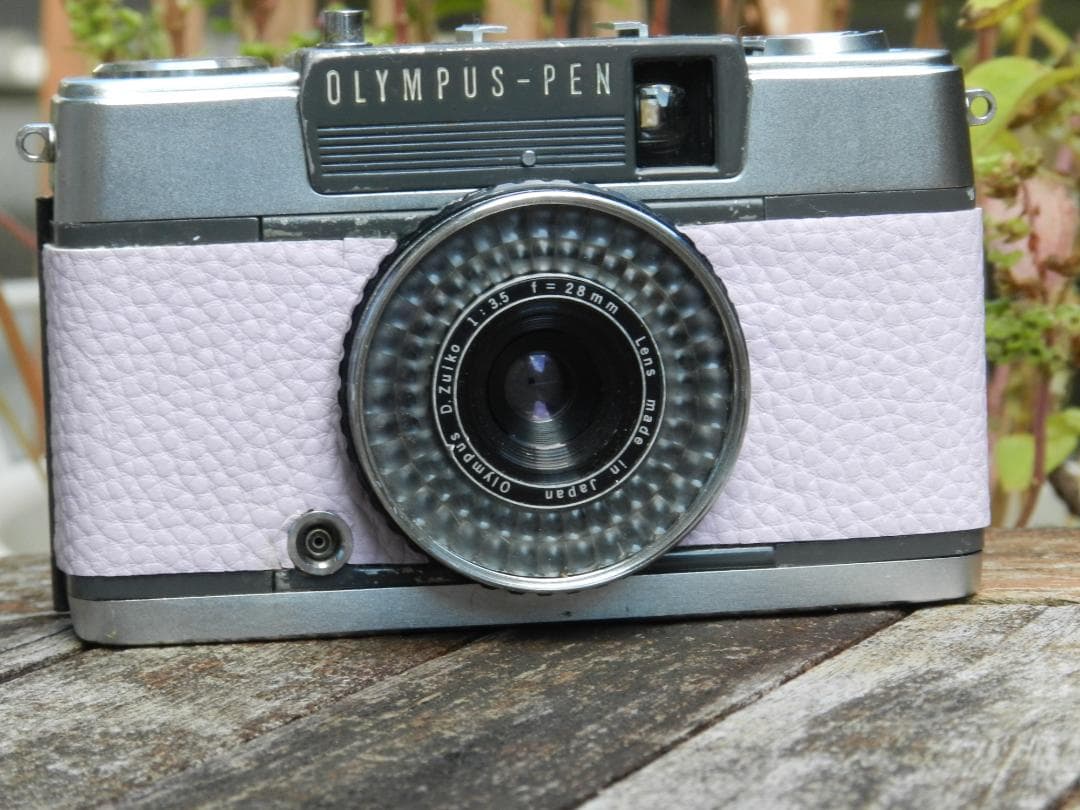 極美品　OLYMPUS PEN EE-2 紫 オリジナル　ハーフフレイムカメラ