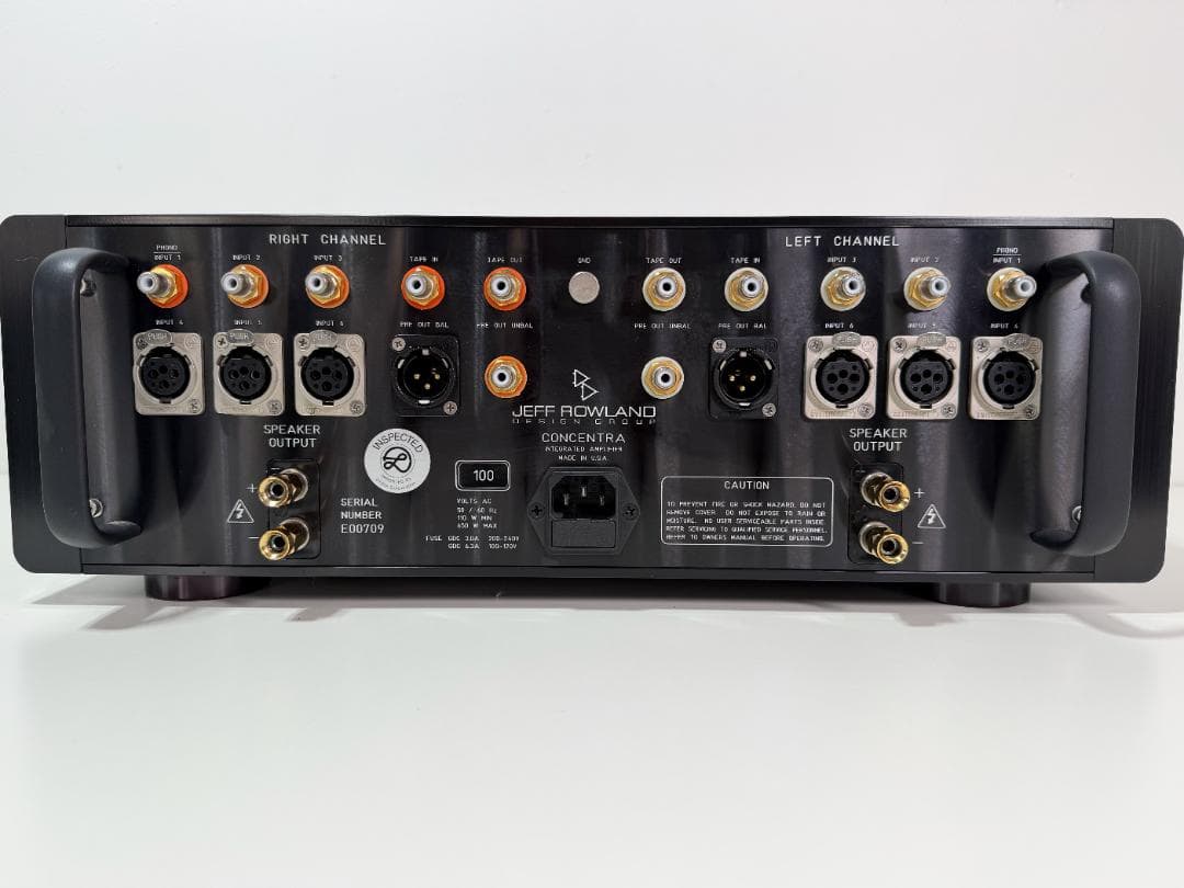 JEFF ROWLAND CONCENTRA プリメインアンプ