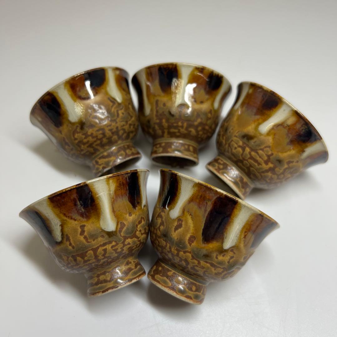 十二代　高取八仙　煎茶器揃　共箱　東Y7-0821①タサオ