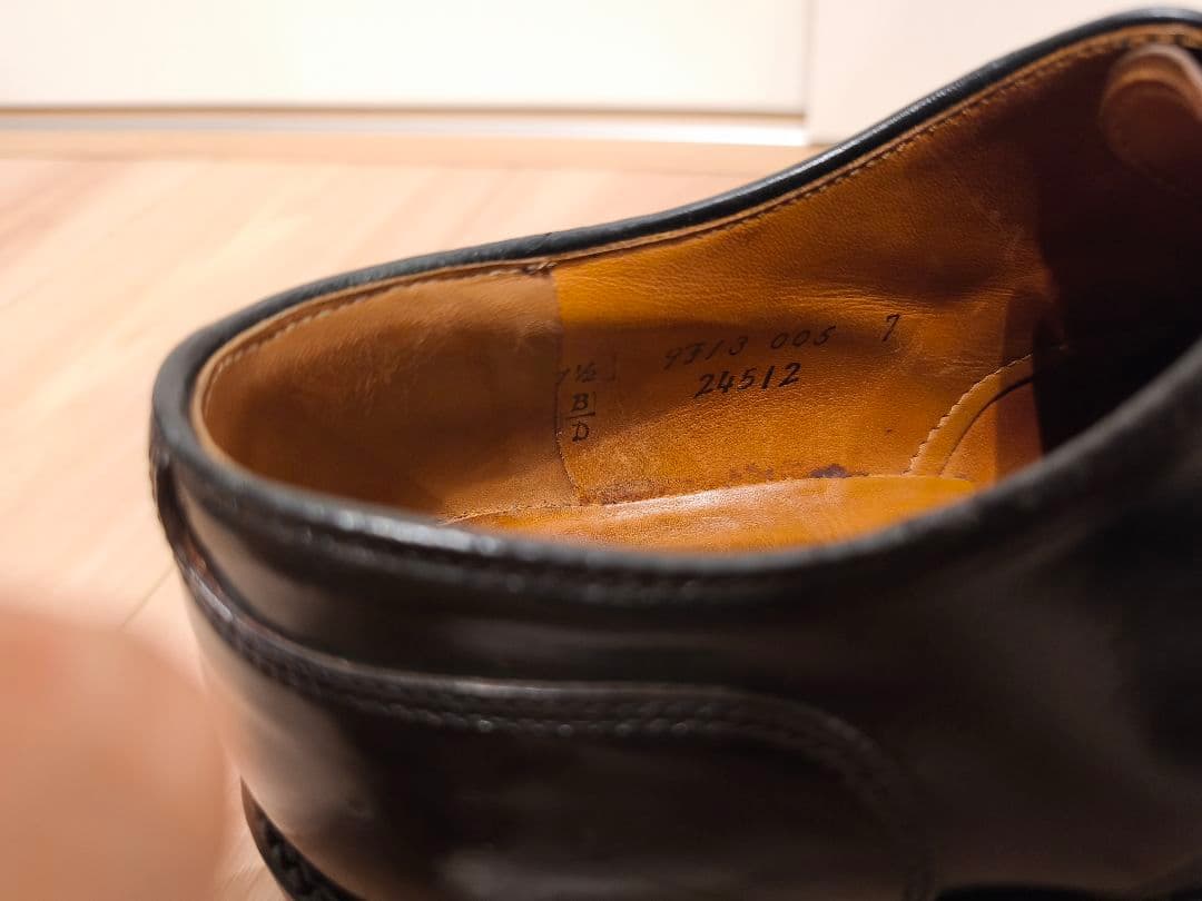 Alden　24512　サイズ7.5D　コードバン　Uチップ