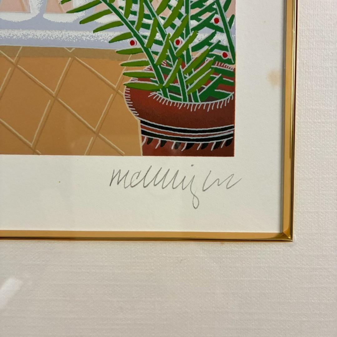 トーマス・マックナイト「ヴィラデルマーレ」シルクスクリーン 直筆サイン入り