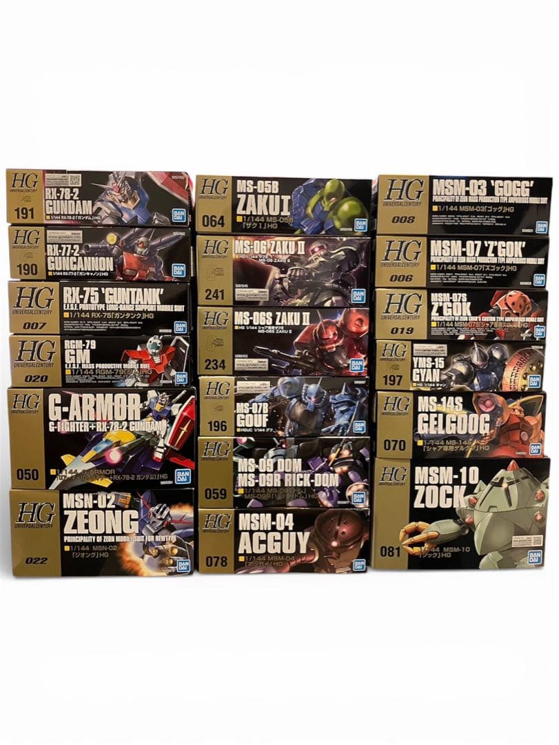 ガンプラ　まとめ売り　HG 18体　未組立