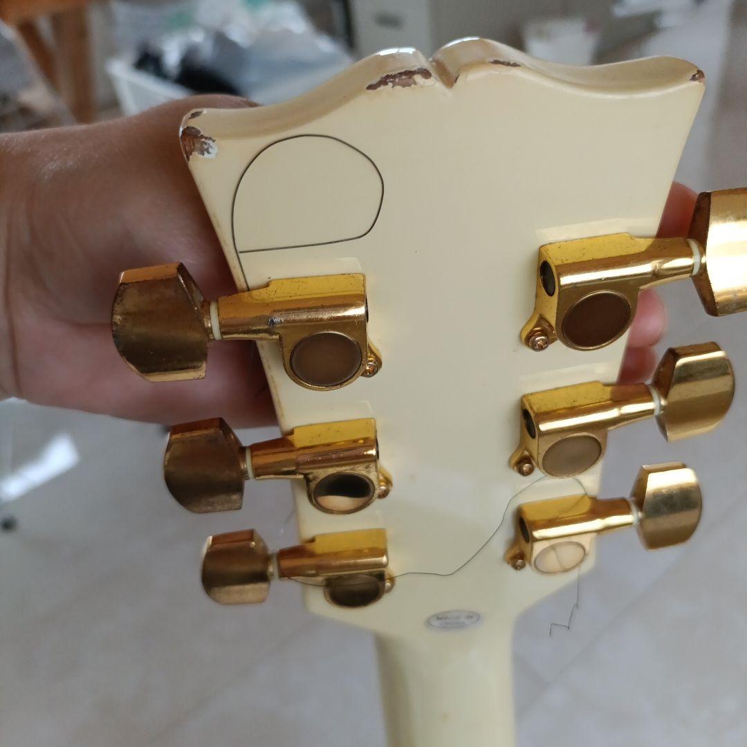 ProtocGenic レスポールスタイル エレキギター アイボリー