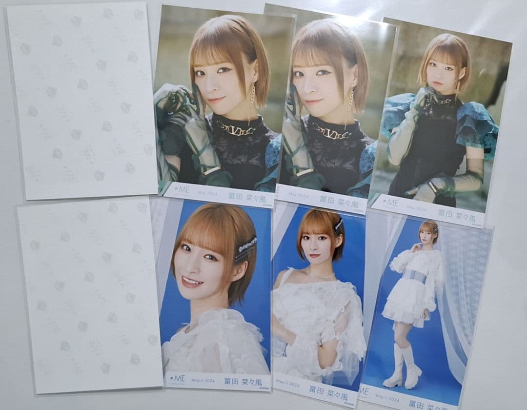 ノイミー ≠ME 生写真 Marcato 5周年コンサート衣装 冨田菜々風 直筆