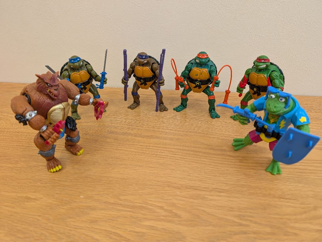 ミュータント・タートルズ フィギュア6体セット