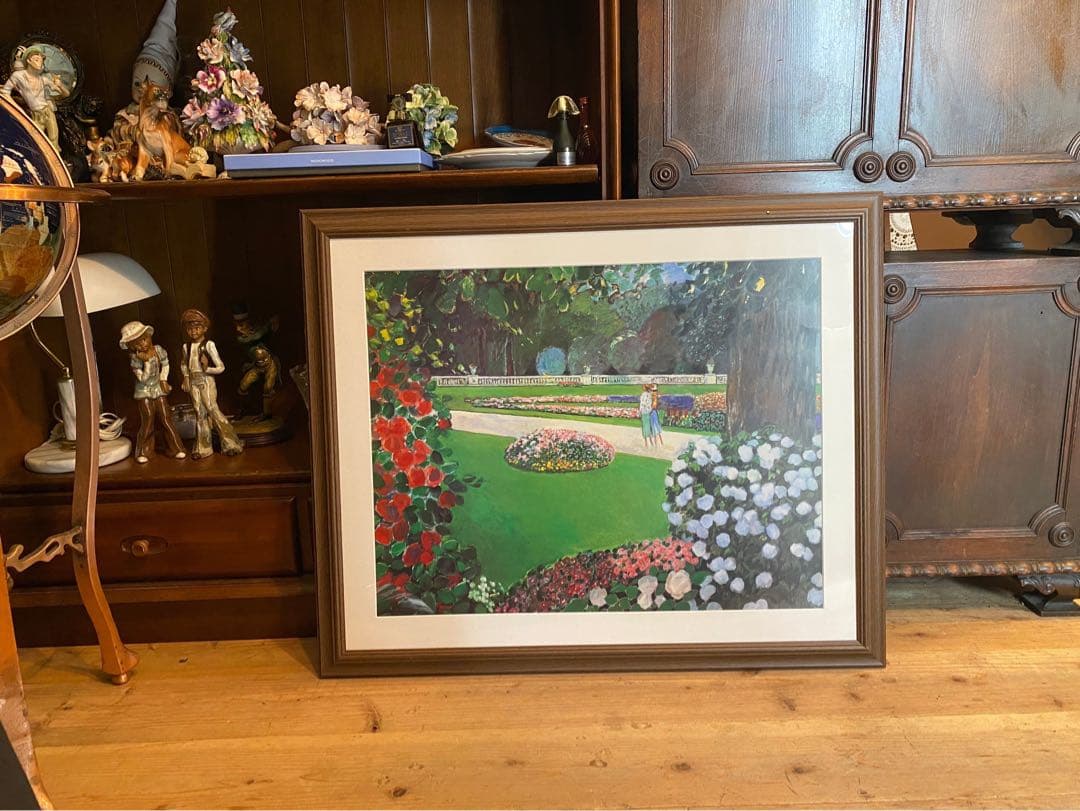 カシニョール 庭園 額縁 アート インテリア