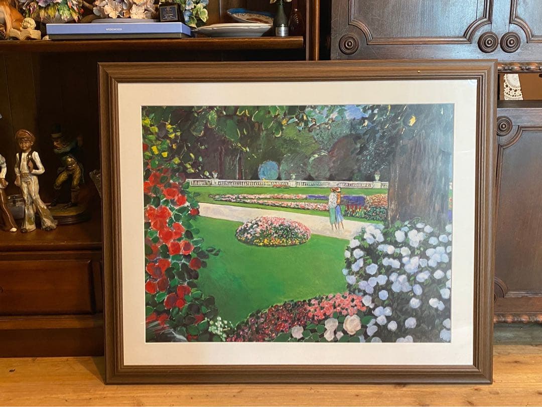 カシニョール 庭園 額縁 アート インテリア