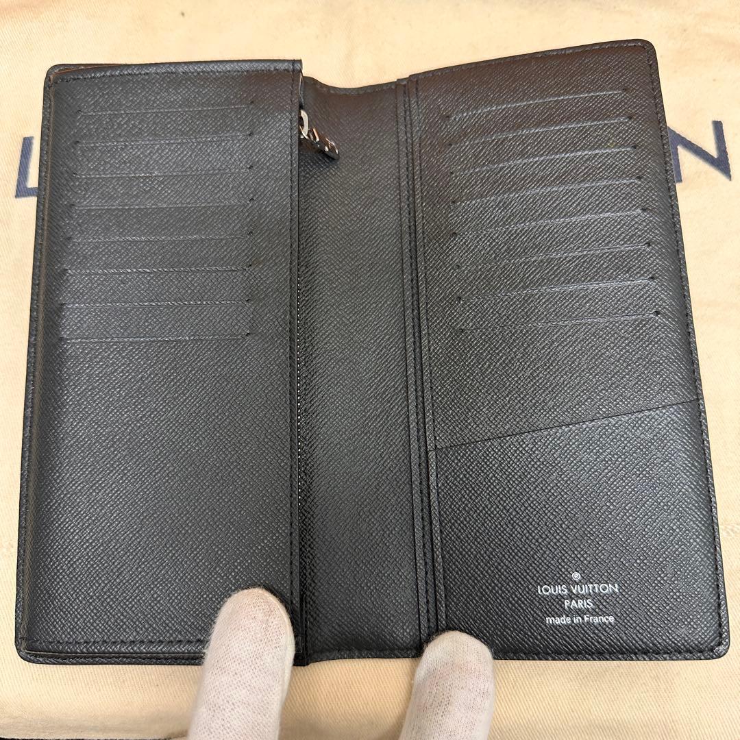 【使用わずか】ルイヴィトン長財布 モノグラム エクリプス ポルトフォイユ・ブラザ