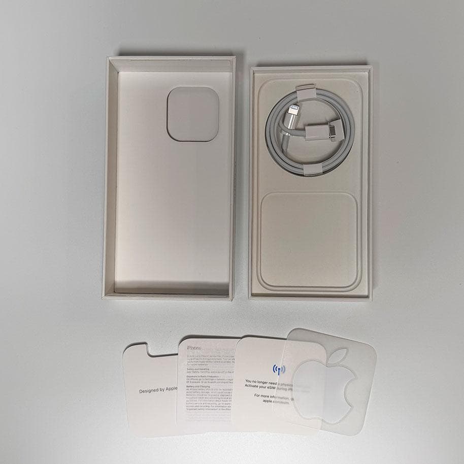 【美品】iPhone 14 Pro 128GB SIMフリー 箱・純正ケーブル付