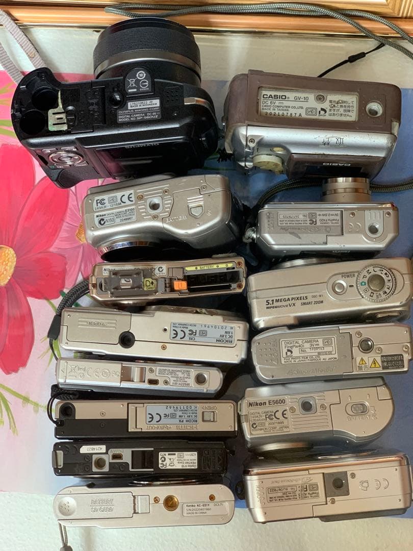 ニコン、オリンパス、リコー、ペンタックス、ファインピックスカメラ