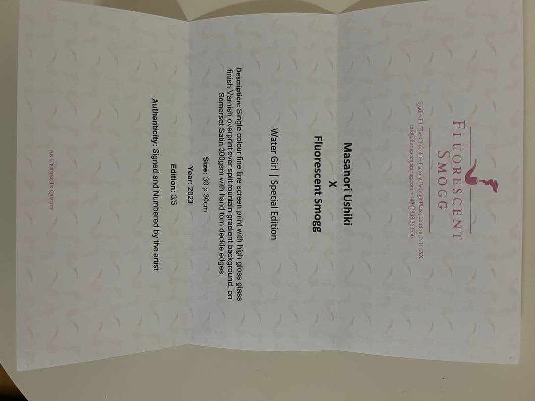 Masanori Ushiki / 牛木匡憲 signed/ed. 5　レア