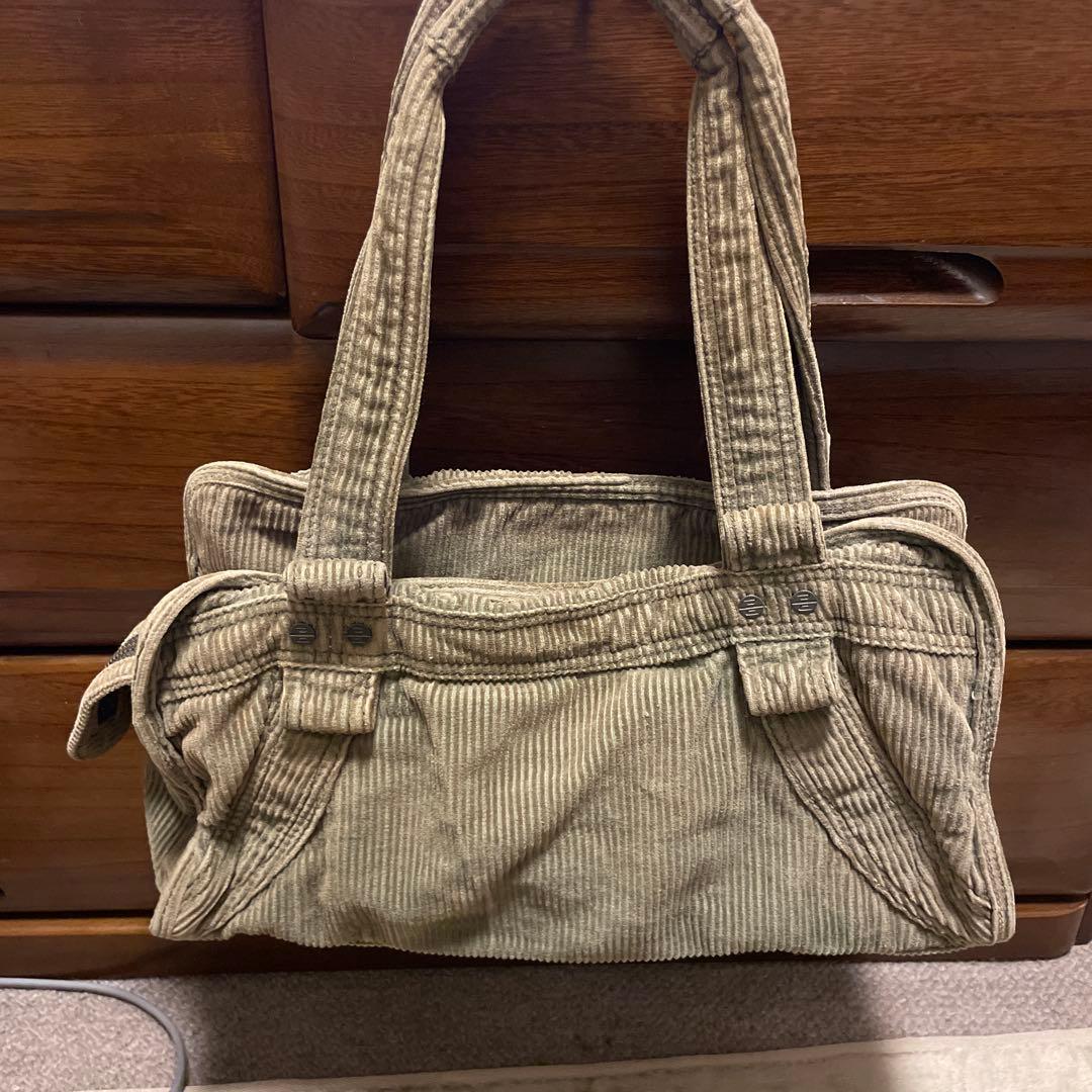 DIESEL コーデュロイ ハンドバッグ