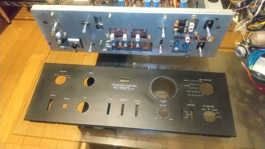 SANSUI AU-D607F EXTRA ステレオプリメインアンプ メンテ済み